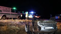 Nevşehir&rsquo;de Otomobil Tarlaya U&ccedil;tu! 2 Kişi Hayatını Kaybetti