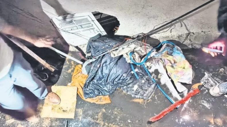 Önce tehdit etti sonra evi yaktı