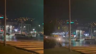 Polisten Ka&ccedil;arken Ters Y&ouml;ne Girdi
