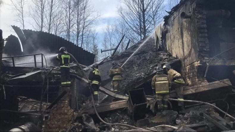 Rusya’da Dehşet Verici Patlama: Üretim Tesisi İmha Oldu