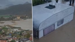 Sağanak Vurdu: Yağmur Suları Sele Dönüştü | Evler Sular Altında Kaldı, Heyelan Nedeniyle Yol Kapandı