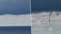 Sağanakla Birlikte Hortumlar Görüntülendi!