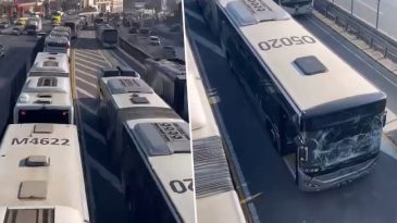 Sefak&ouml;y'de Metrob&uuml;s Kazası: Ekipler Olay Yerinde