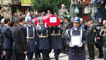 Şehit Jandarma Tacettin G&uuml;n, Memleketinde Sonsuzluğa Uğurlandı