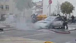 Seyir Halindeki Otomobilin Motorunda Yangın