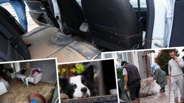 Şiddetli Sağanakla Bir&ccedil;ok Vatandaş Zor Anlar Yaşadı! Yollar G&ouml;zle G&ouml;r&uuml;l&uuml;r Şekilde Su İ&ccedil;inde Kaldı