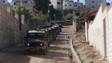 Siyonist İsrail Ordusunun Batı Şeria'ya D&uuml;zenlediği Baskın: 9 Filistinli G&ouml;zaltına Alındı