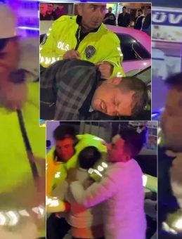 SON DAKİKA… Aksaray’da alkollü sürücü ve yakınları dehşet saçtı: Trafik polisine yumrukla saldırdılar!