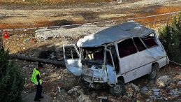 Tarım İş&ccedil;ilerini Taşıyan Minib&uuml;s&uuml;n Şarampole Yuvarlandığı Kazada &Ouml;l&uuml; Sayısı 7'ye Y&uuml;kseldi