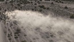 Toz Bulutları Arasında Görülen Gizemli Oluşumlar