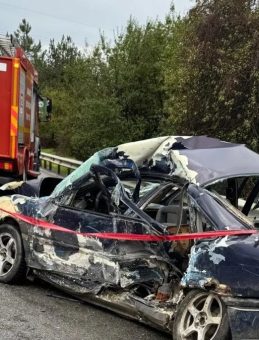 Yolcu Otobüsü, Otomobile Çarptı: 1 Hayatını Kaybetti, 2 Kişi Yaralandı