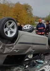 Zonguldak'ta Yağışlı Hava Kazaya Neden Oldu: 2 Yaralı!
