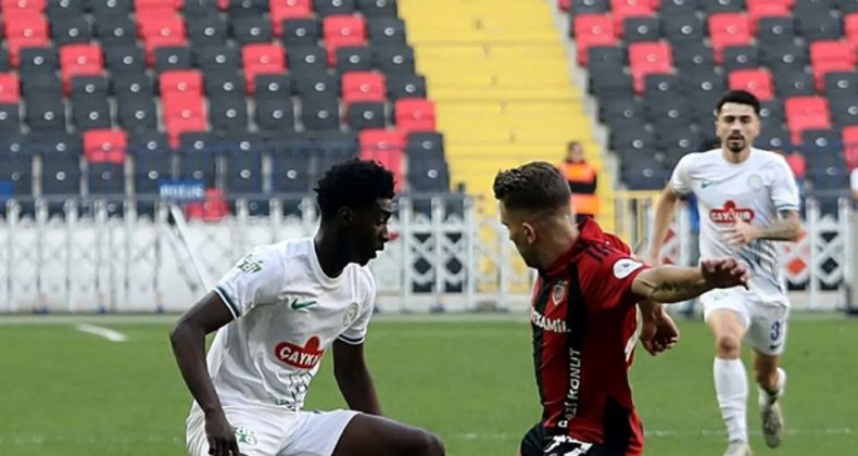 4 Gollü Maçta Kazanan Çıkmadı! Gaziantep FK ile Çaykur Rizespor Yenişemedi
