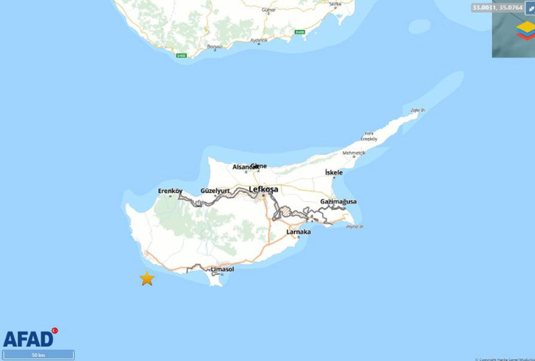 Akdeniz Depremine Ait Görsel