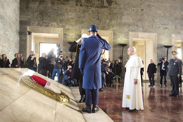 Papa Anıtkabir Ziyareti