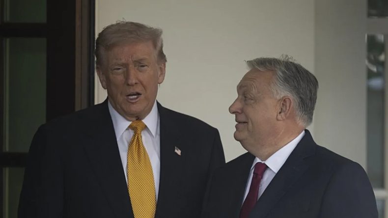 ABD Başkanı Trump, Macaristan Başbakanı Orban ile Bir Araya Geldi