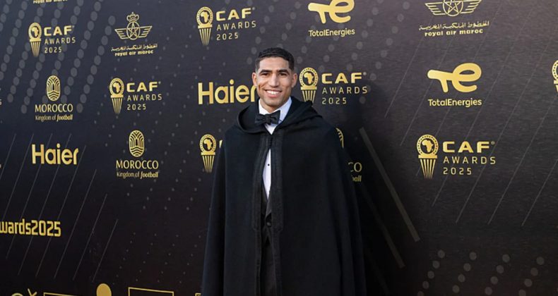Afrika'da Yılın Futbolcusu Achraf Hakimi Oldu! Osimhen ve Salah'ı Geride Bıraktı