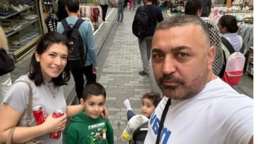 Almanya'dan T&uuml;rkiye'ye uzanan acı tatil! Anne ve iki &ccedil;ocuğu son yolculuğuna uğurlandı