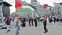 Amsterdam’da Filistin’e Destek Gösterileri