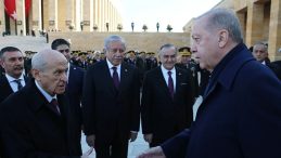 Anıtkabir’de Devletin Zirvesi Bir Araya Geldi
