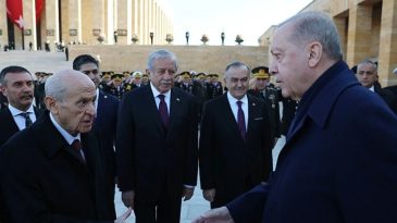 Anıtkabir&rsquo;de Devletin Zirvesi Bir Araya Geldi