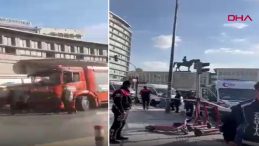 Ankara'da Üniversitede Yangın Paniği