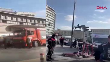 Ankara'da &Uuml;niversitede Yangın Paniği