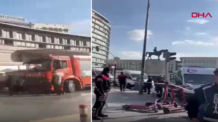 Ankara'da Üniversitede Yangın Paniği