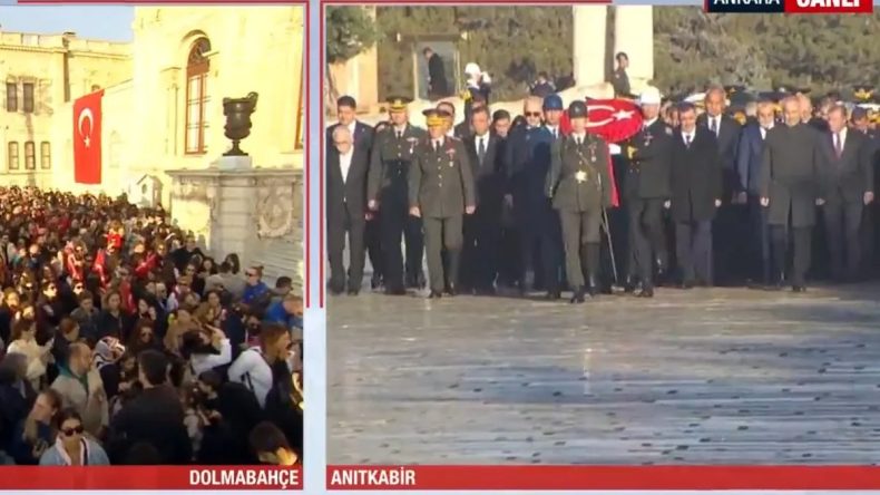 Atat&uuml;rk'&uuml; Saygı ve &Ouml;zlemle Anıyoruz&hellip; Başkan Erdoğan ve Devlet Erkanı Anıtkabir'de