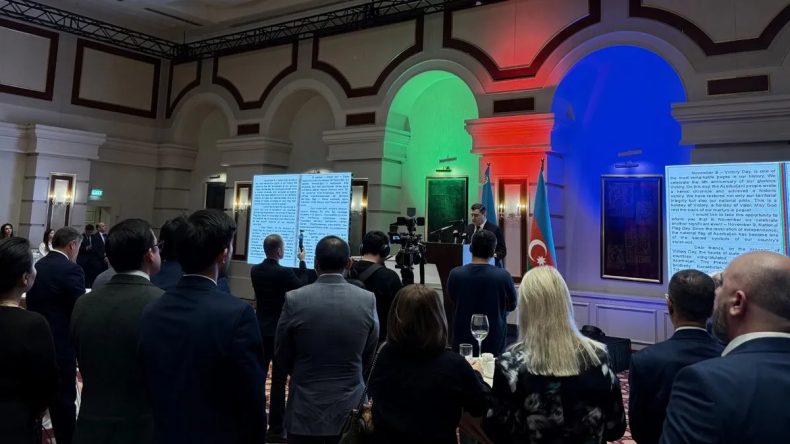 Azerbaycan’ın Zafer Günü Resepsiyonu Müziksiz Gerçekleşti