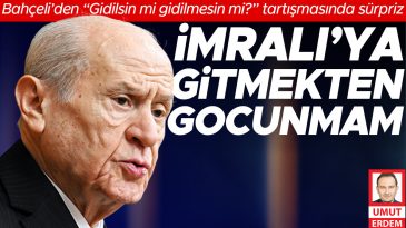 Bah&ccedil;eli: İmralı&rsquo;ya ben giderim