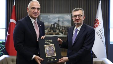 Bakan Ersoy'dan İletişim Başkanlığı'na Ziyaret