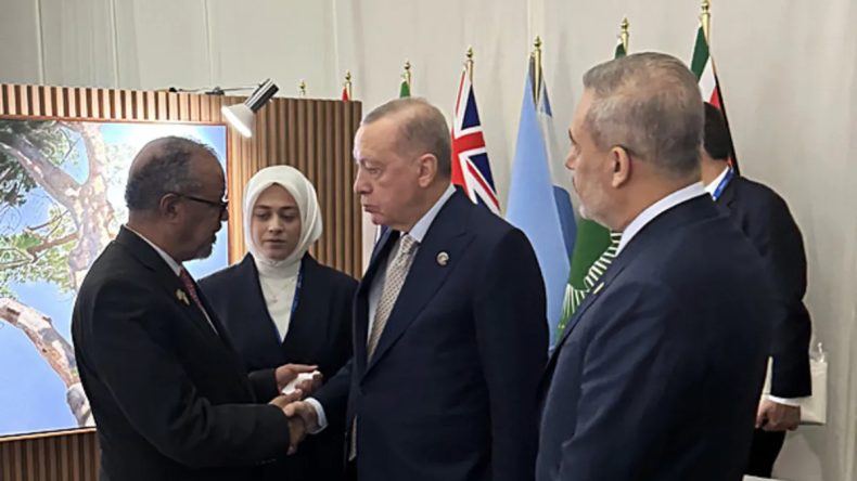 Başkan Erdoğan, DSÖ Genel Direktörü Ghebreyesus ile Görüştü