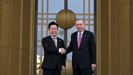 Başkan Erdoğan ve G&uuml;ney Kore Cumhurbaşkanı Lee Jae-myung, ortak basın toplantısında bir araya geldi