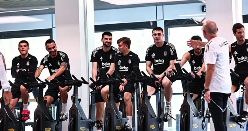 Beşiktaş, İlk Antrenmanını Salonda Gerçekleştirdi!