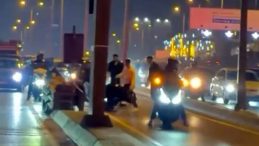 Beylikdüzü'nde D-100'de Kavga Paniği: Magandalar Kamerada!