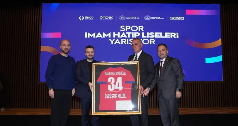 Bilal Erdoğan ve TFF Başkanı Hacıosmanoğlu "Spor İmam Hatip Liseleri Yarışıyor" Programında Bir Araya Geldi