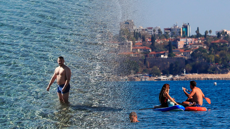 Birçok İlde Kar Yağışı Yol Açtı, Ancak Burada Deniz Keyfi Devam Ediyor