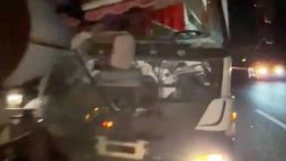 Birecik-Nizip Yolu'nda Korkun&ccedil; Kaza! 1 &Ouml;l&uuml;, 2 Yaralı