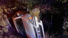 Bolu'da Otomobil Takla Attı: Sürücüsü Ehliyetini Kaybetmiş!