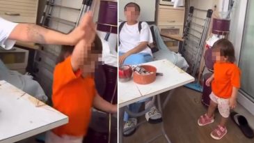 &Ccedil;ocuk İ&ccedil;in Şok Edici S&ouml;zler! Kadının Hareketi Tepki &Ccedil;ekti, İnceleme Başlatıldı