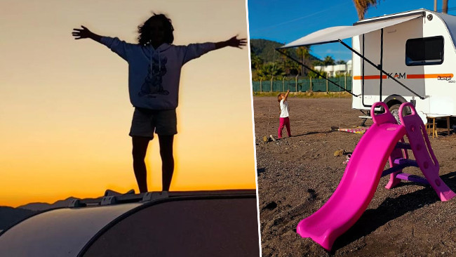 Çocukları 4 yaşına gelince eşleriyle büyük bir değişime giden aile: 'Evimiz tekerlek'