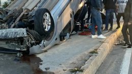 Çorum'da Otomobil Devrildi: Kaldırımda Bisiklet Sürerken Emir Yaralandı!
