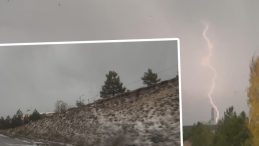 Ceviz Büyüklüğünde Dolu, Aniden Yağmaya Başladı!