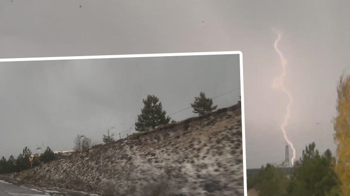 Ceviz Büyüklüğünde Dolu, Aniden Yağmaya Başladı!