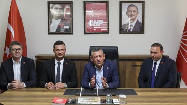 CHP Genel Başkanı &Ouml;zel, Kilis'te Temaslarda Bulundu