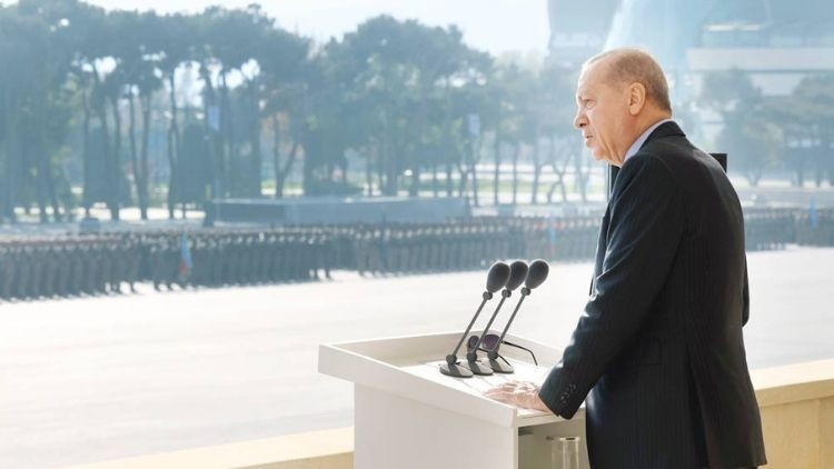 Cumhurbaşkanı Erdoğan Azerbaycan'da… Karabağ Zaferi Tarihe Altın Harflerle İşlendi