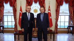 Cumhurbaşkanı Erdoğan, TBMM Başkanı Kurtulmuş ile Görüştü