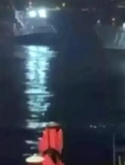 Denizde Vapur ve Balıkçı Ağlarının İlginç Karşılaşması