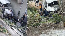 Denizli'de Kamyonet Evin Bahçesine Uçtu; 1 Ölü, 3 Yaralı